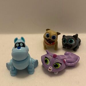 Nickelodeon Action Figures - Blue, Purple, Tan, Black